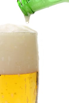 pouring beer