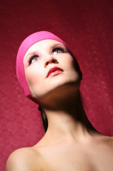 Beauty portrait of a young woman