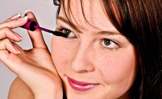 When applying make-up