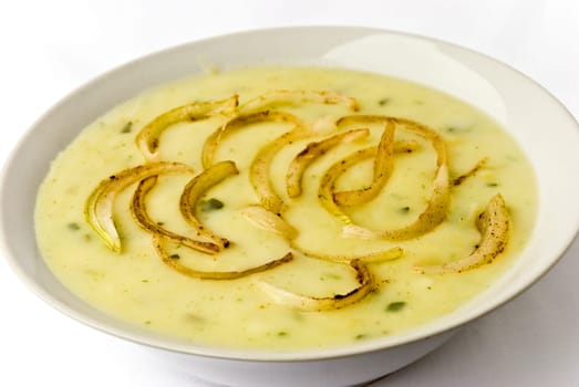 Onion and cream soup