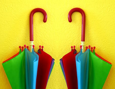 colorful umbrellas