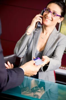paying by credit card