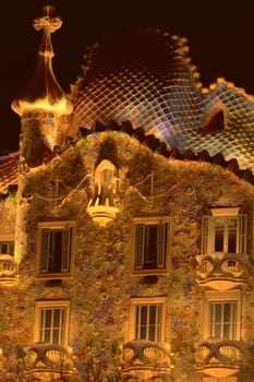 Casa Batlló is considered one of Barcelona's architectural gems and is located on Passeig de Gràcia 43,about 500 m above Plaça de Catalunya.