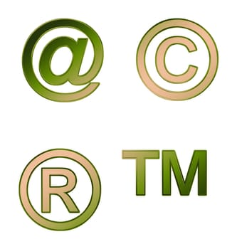 at - copyright - registered - trademark
