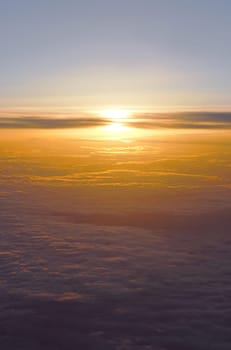 Above the clouds