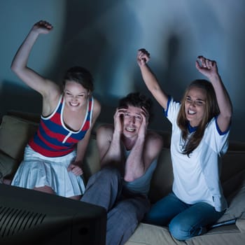 watching sport on tv