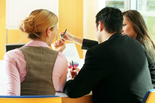 Business team at a meeting