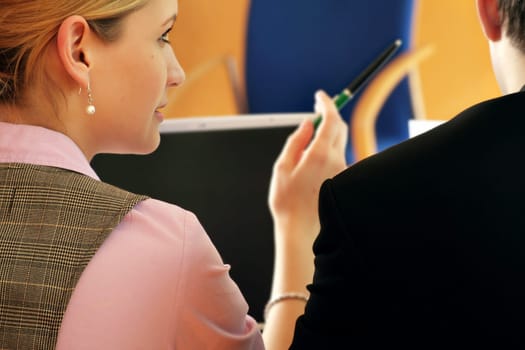 Business team at a meeting