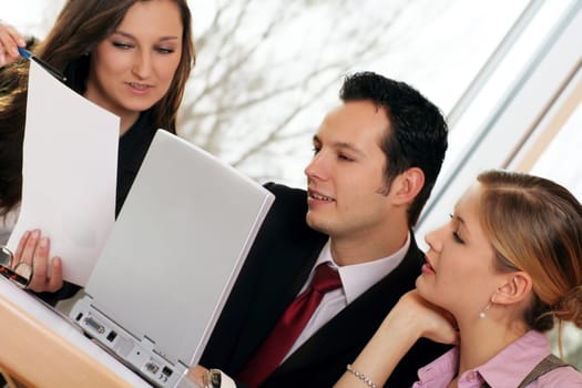 Business team at a meeting