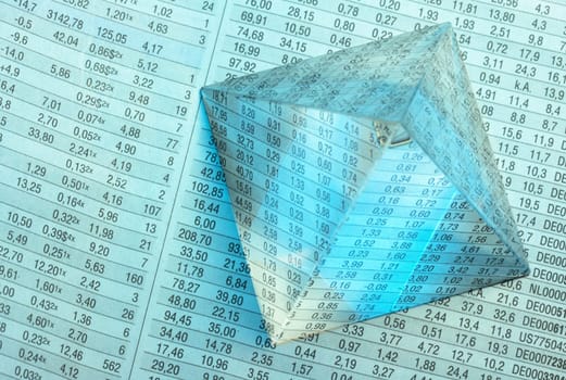 as reflected in stock market prices