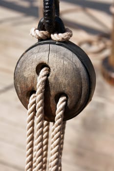 Sail boat detail