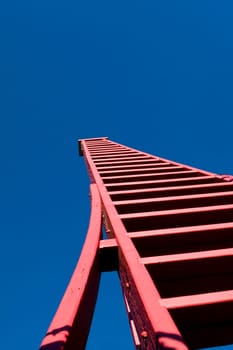 Tall Red Ladder