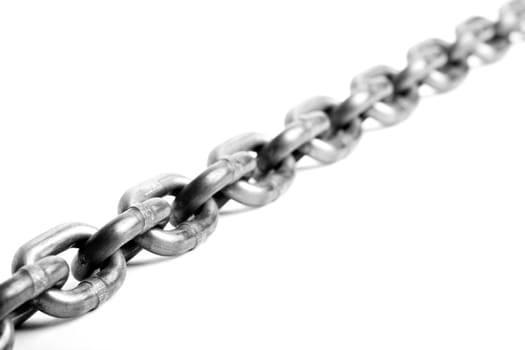 chain closeup isolated