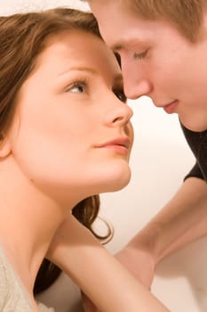 young couple in love