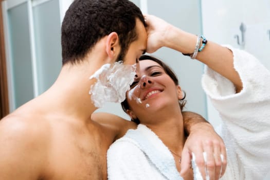 couple at morning