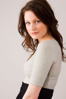 young beautiful woman