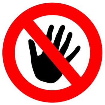 Do not touch