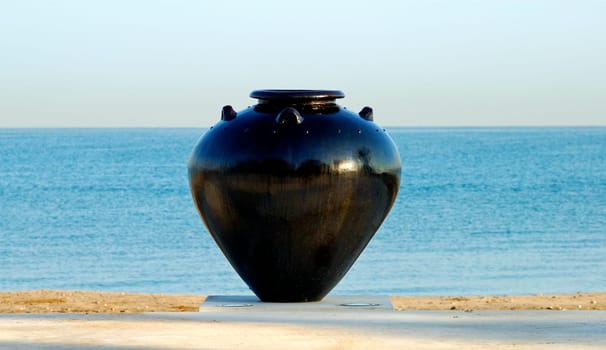 Amphora by the sea