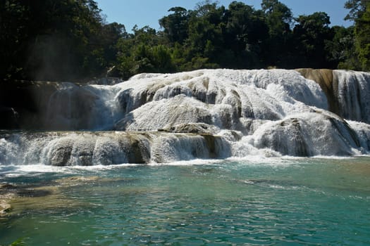 Agua Azul Falls in Chiapas,Mexico