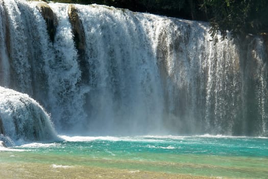 Waterfalls at Agua Azul,Mexico