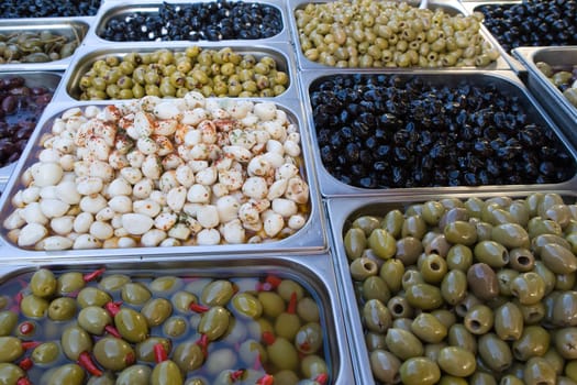 Assortment of olives