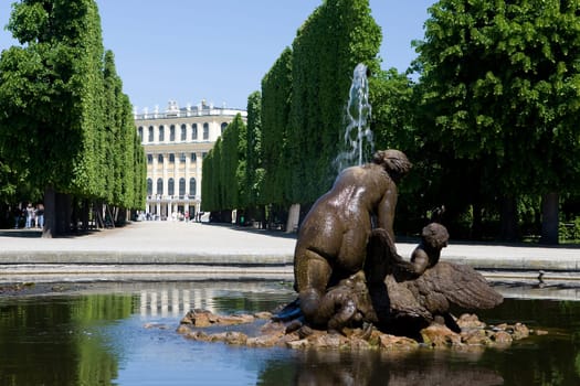 Schoenbrunn Palace in Vienna