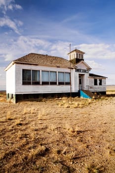old abandoned pioneer school