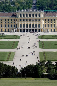 Schoenbrunn Palace in Vienna