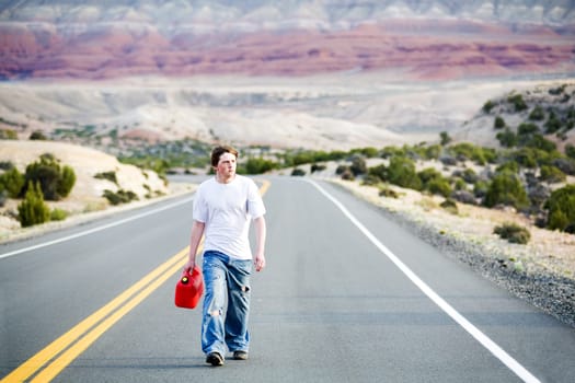 teenager out of gas