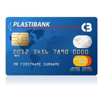 Blue credit card