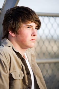 teen male natural portrait