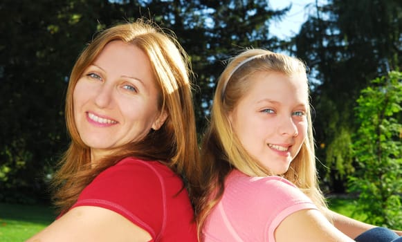 Mother and daughter