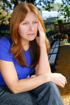 Sad woman