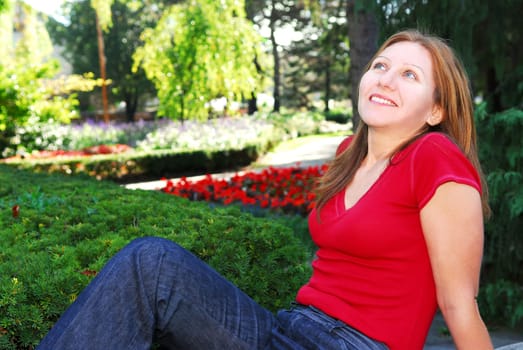 Woman relaxing