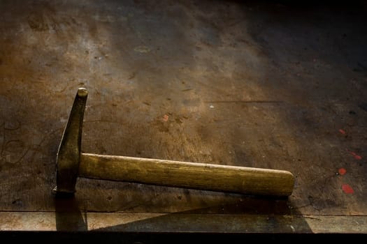 old welding hammer
