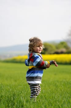 In meadows and fields