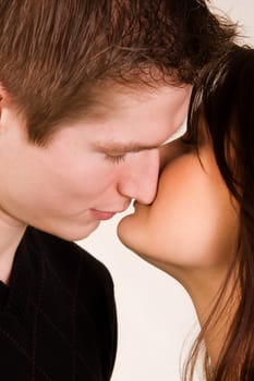 young couple in love