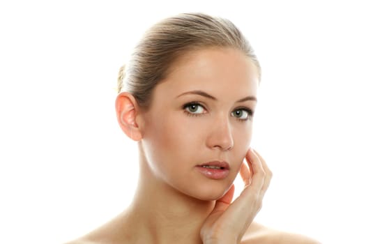 Beauty portrait of a young woman