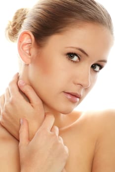 Beauty portrait of a young woman