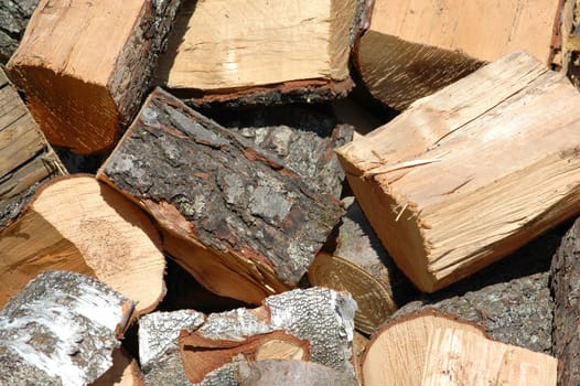 Stack of firewood