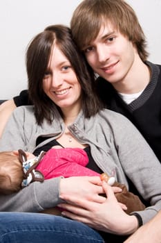 young mother with her baby
