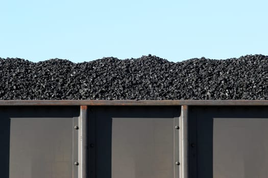 coal in boxcar