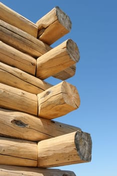 log home construction detail