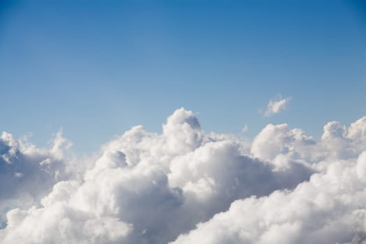 over the clouds