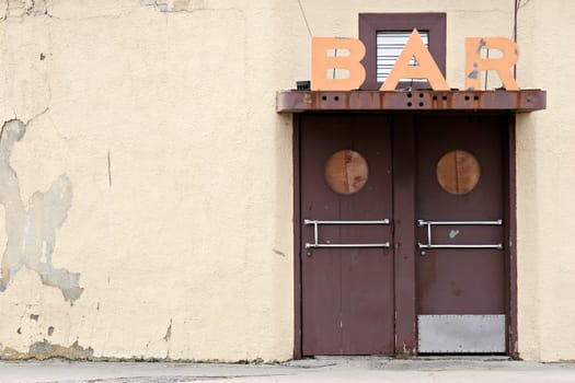 bar abandoned in Montana, USA