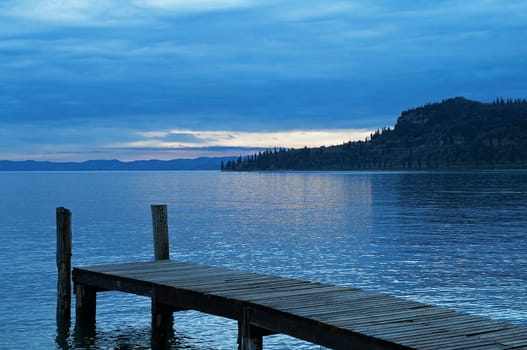 Jetty on Lake Garda