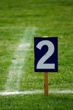 Sign on lawn