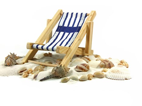 Wooden deck chair