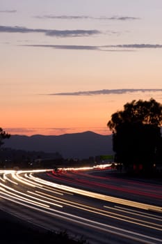 Twilight Traffic Streaks