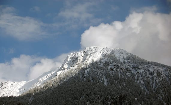 Mountain in the Snow 7198